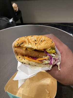 Chicken burgerrs #Veganuary at Soul Burger in Glebe