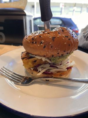 Satay tofu burger - always my go to  at Soul Burger in Glebe
