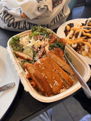 Chick’n salad   at Soul Burger in Glebe