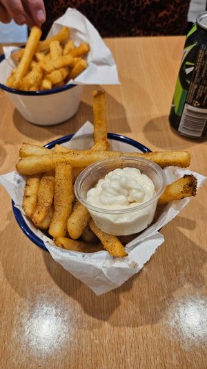 Fries and aoili at Soul Burger in Glebe
