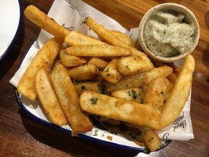Green fries  at Soul Burger in Glebe