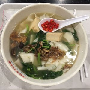 Mee Hoon Kueh at Xuan Miao Vegan 炫妙 - Compass One in Northeast Singapore