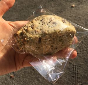 Roasted green tea scone  at Guruatsu in Tokyo