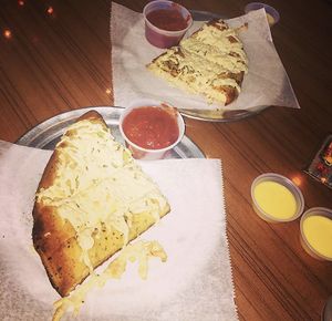 Vegan Breadsticks! at Mikey's Late Night Slice in Columbus