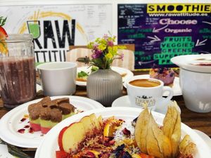 organic coffee and brunch.
now open weekends as well❤ at RawAttitude in Malaga