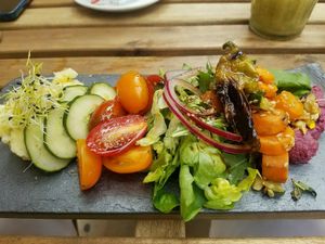 vegan brunch  at RawAttitude in Malaga