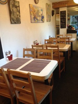 Our small restaurant at Stephan's 5 Elements Kitchen in Portlaoise