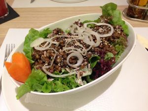 Lentilsalad (starter) at Die Leckerei in St Gallen