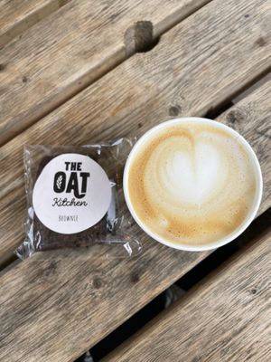   at Pilgrims Coffee House in Lindisfarne