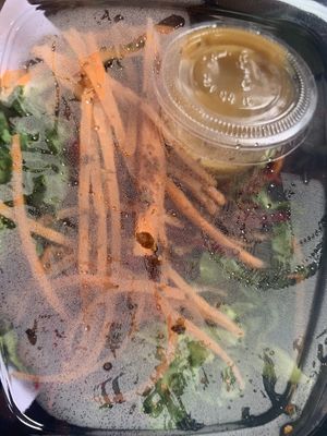 Chickpea salad  at Pilgrims Coffee House in Lindisfarne