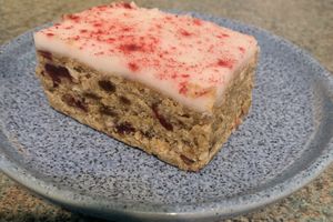 Cuthbert cake   at Pilgrims Coffee House in Lindisfarne