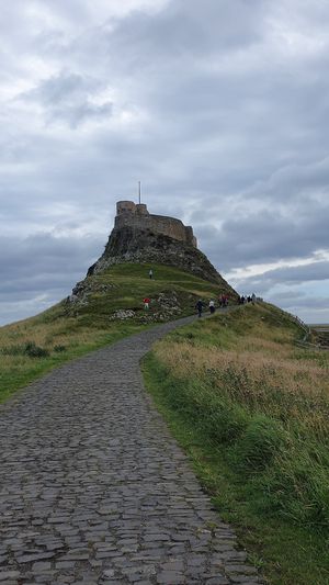 . at Pilgrims Coffee House in Lindisfarne