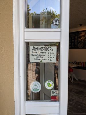 Hours at Cafe Mair's in Fredericia