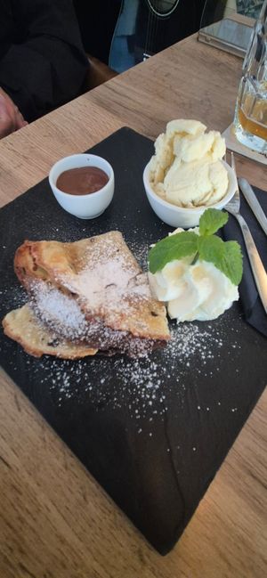 Dessert at Cafe Mair's in Fredericia