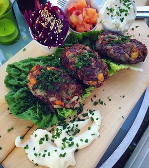 Vegan dinner at Cafe Mair's in Fredericia