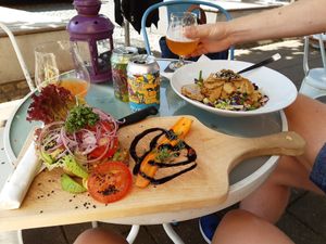 . at Cafe Mair's in Fredericia