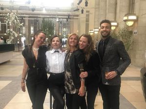 Wildeküche at Deutscher Filmpreis with Meret Becker at Wildeküche in Berlin