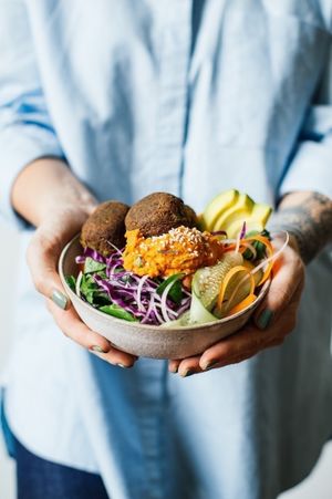Arabian Bowl at Vibe Cafe in Siem Reap