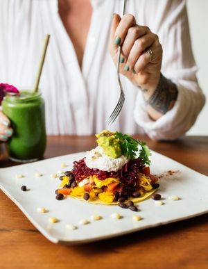 The Explorer Quesadilla   at Vibe Cafe in Siem Reap