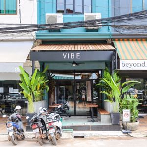 Outside of VIBE  at Vibe Cafe in Siem Reap