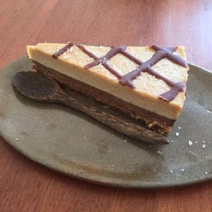 chocolate slice at Vibe Cafe in Siem Reap