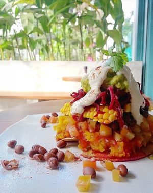vegan mexican tacos at Vibe Cafe in Siem Reap