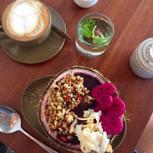 Acai bowl at Vibe Cafe in Siem Reap