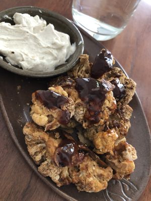 BBQ Califlower at Vibe Cafe in Siem Reap