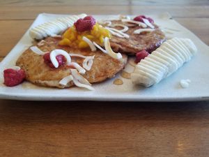 pancakes at Vibe Cafe in Siem Reap