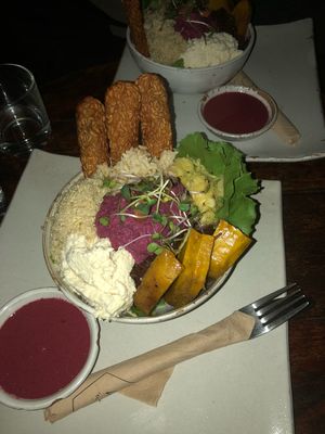 Ritual bowl :-) at Vibe Cafe in Siem Reap