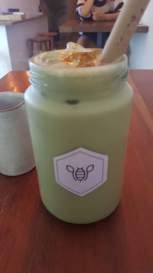 Matcha Latte at Vibe Cafe in Siem Reap