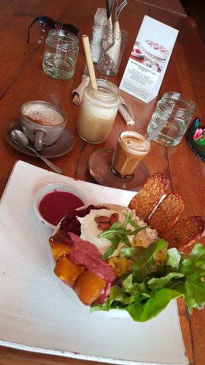 Food and drinks at Vibe Cafe in Siem Reap
