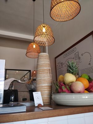 Inside Vibe Café and Juicery at Vibe Cafe in Siem Reap