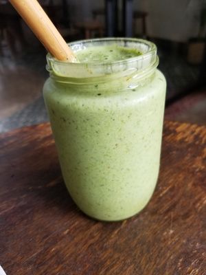 Longevity smoothie at Vibe Cafe in Siem Reap