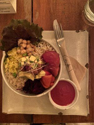 Earth to table - very good at Vibe Cafe in Siem Reap