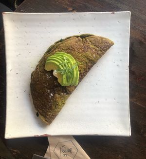 Eggless Green Omelette. 🌱❤️ at Vibe Cafe in Siem Reap