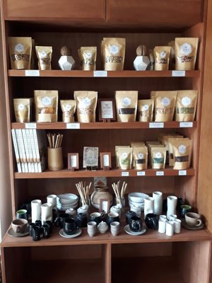Products for sale at Vibe Cafe in Siem Reap