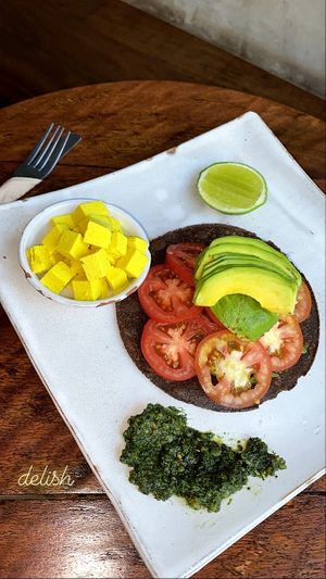 Almond feta as a side at Vibe Cafe in Siem Reap