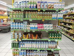 lots of non animal mills! at Pam Supermarket in Venice