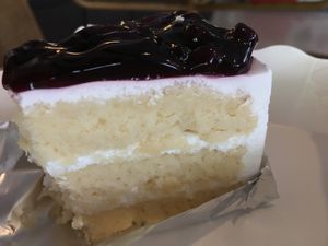 so much fluff! Really airy, moist and delicious  at Ur Station in Bangkok