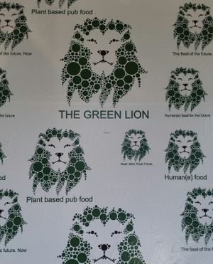 plant based pub food at The Green Lion Pub in Rozelle