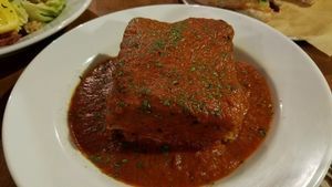 lasagne at The Green Lion Pub in Rozelle