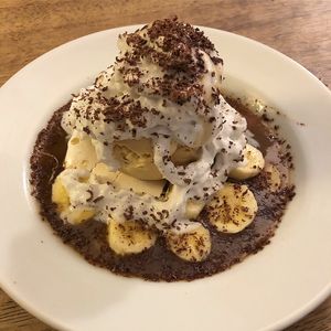 Banoffee pav at The Green Lion Pub in Rozelle