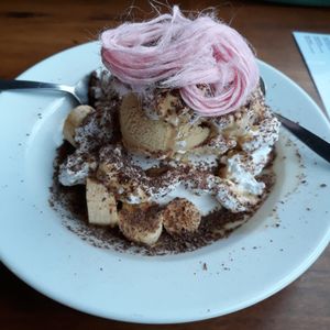 Banoffee pavlova. at The Green Lion Pub in Rozelle