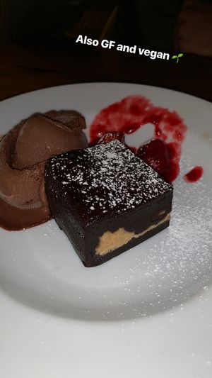 Brownie special  at The Green Lion Pub in Rozelle