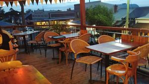 Balcony at The Green Lion Pub in Rozelle