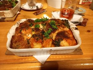 Selbstzusammengestellter veganer Auflauf at Der Auflauf in Wurzburg