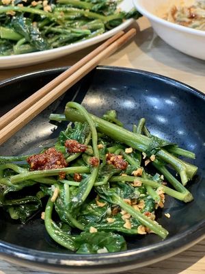Water spinach  at Din Tai Fung in Sydney