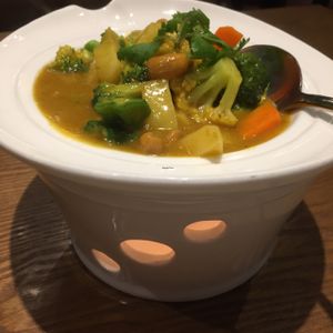 veg curry at Vegelife in Guangzhou