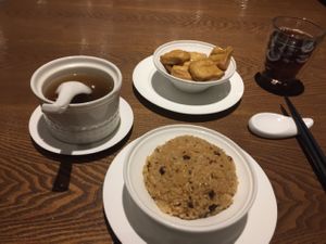 My selection from the ala-carte menu at Vegelife in Guangzhou